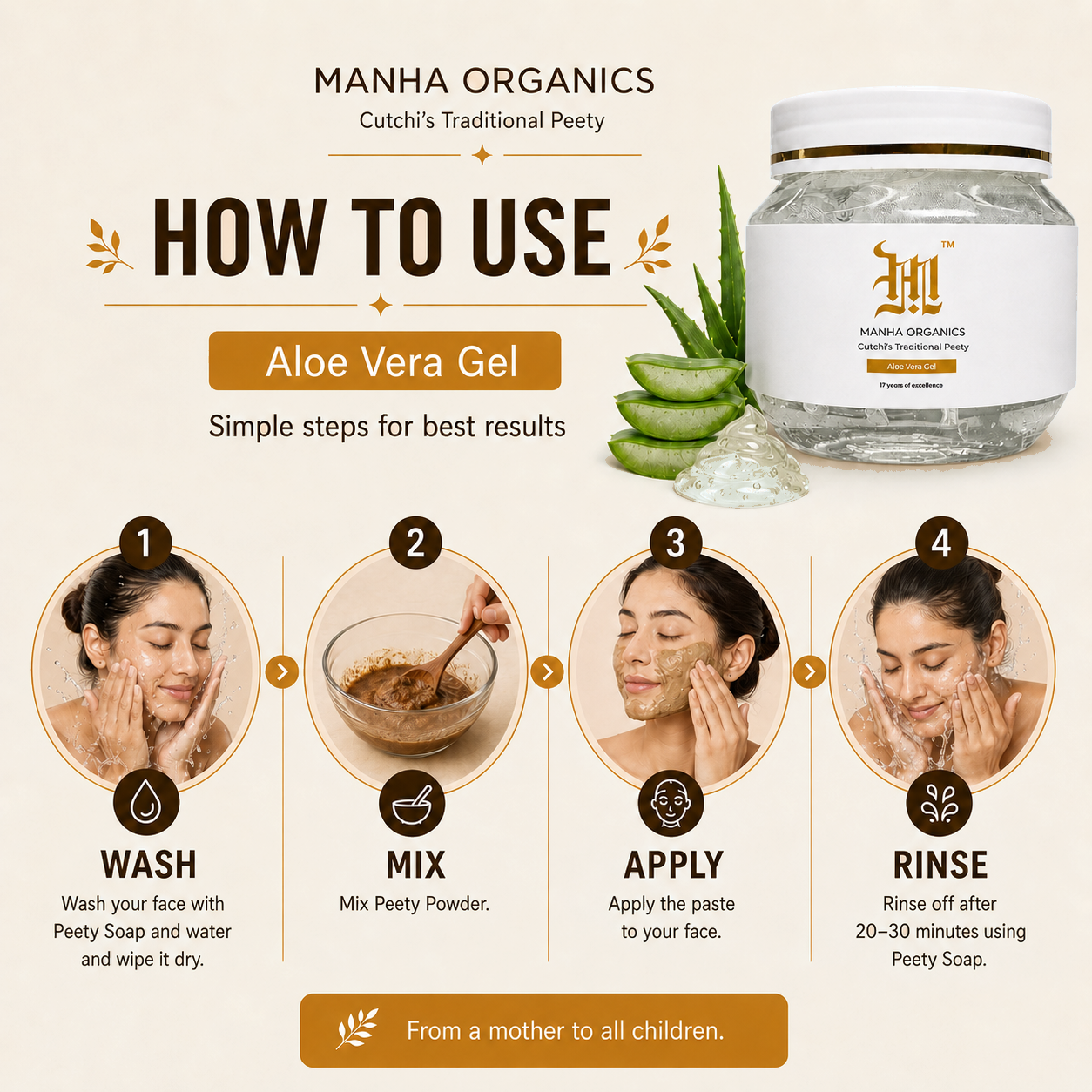 Organic Aloe Vera Gel - Pure Hydration & Skin Repair