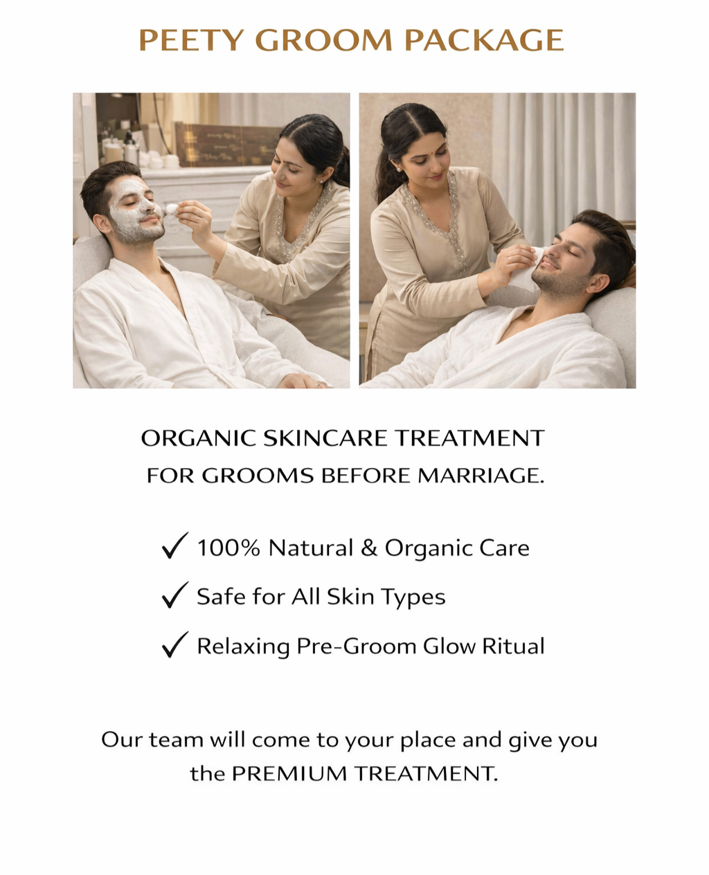 Peety Groom Package - 1 Week