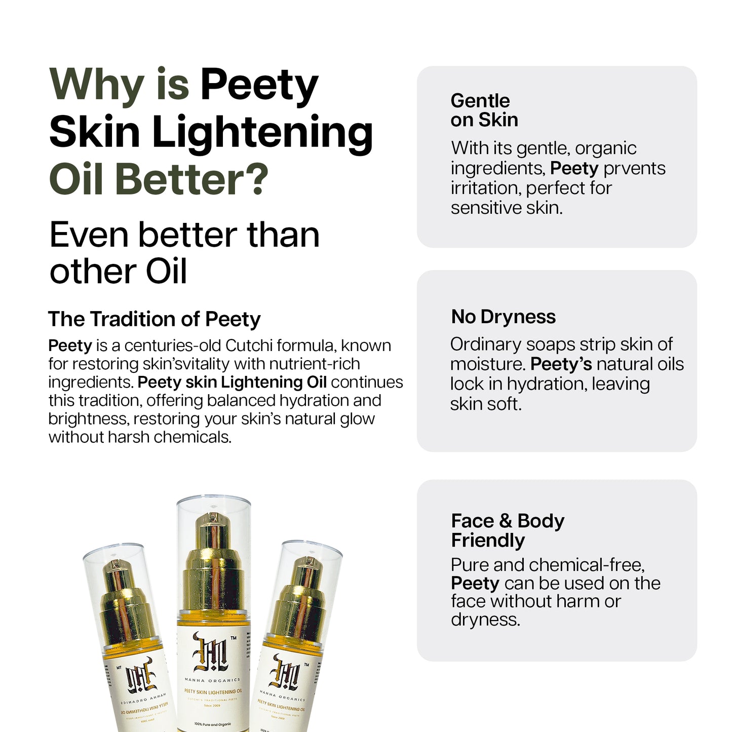 PEETY SKIN LIGHTENING OIL