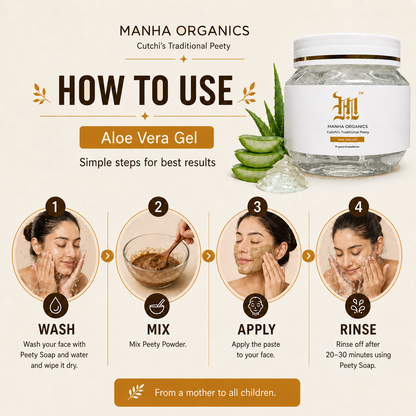 Organic Aloe Vera Gel - Pure Hydration & Skin Repair