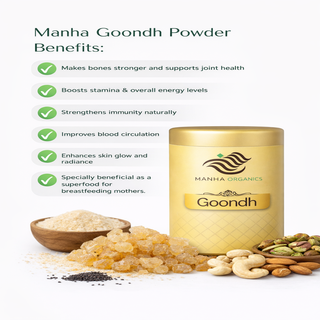 Goondh (Gond) Powder - Edible Tree Gum and Ladoo Mix